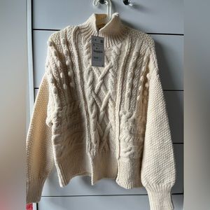 Zara cable knit sweater